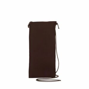 The Row Camie cross body pouch in medium brown